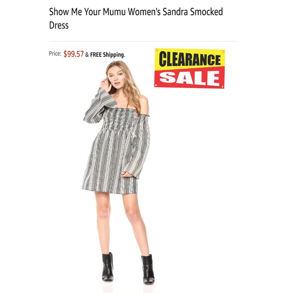 Show Me Your Mumu Women's Sandra Smocked Dress M